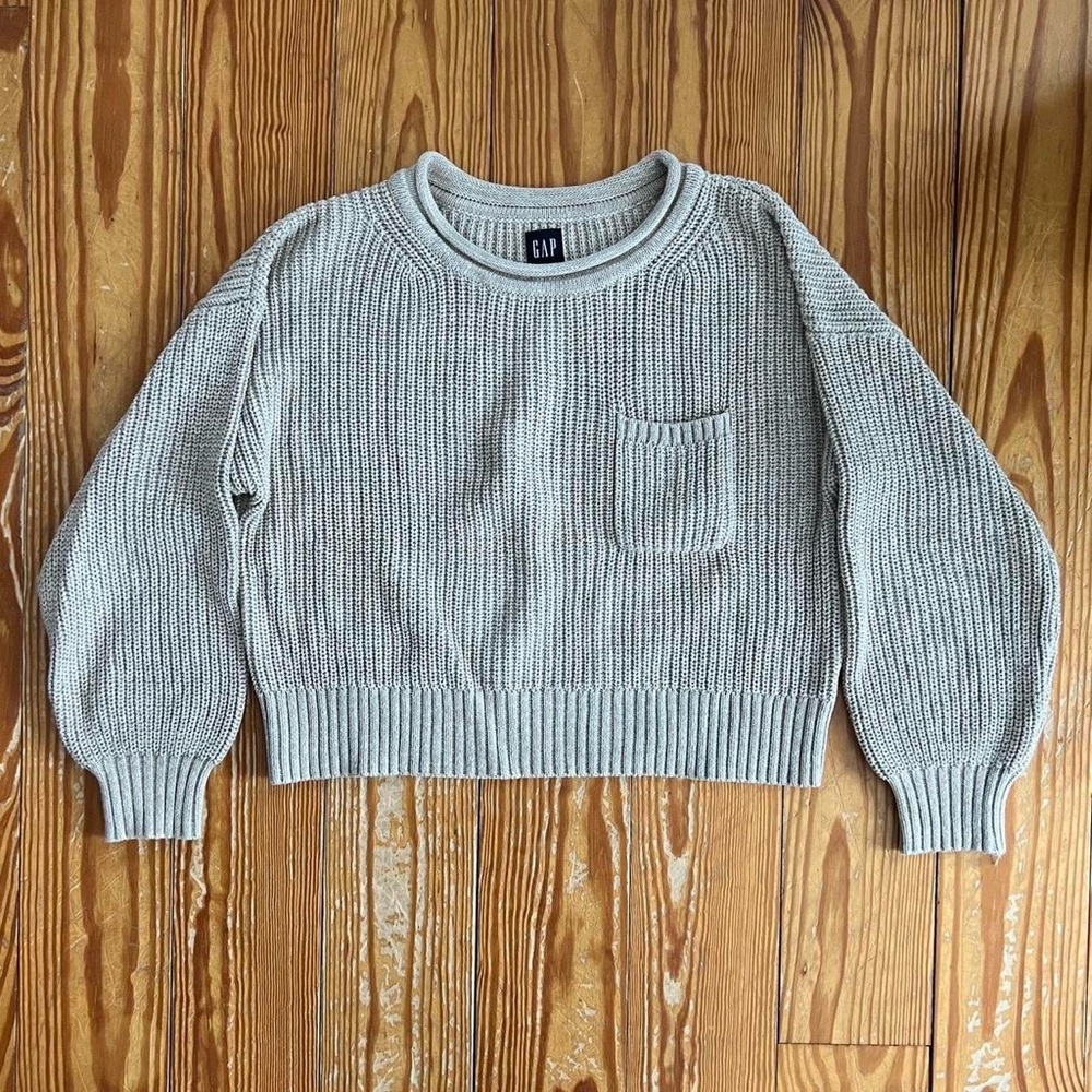 Gap 100% cotton beige knitted sweater size XS
